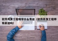 软件开发工程师学什么专业（软件开发工程师有前途吗）