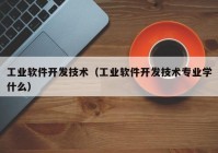 工业软件开发技术（工业软件开发技术专业学什么）