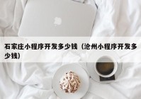 石家庄小程序开发多少钱（沧州小程序开发多少钱）