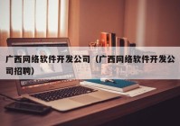 广西网络软件开发公司（广西网络软件开发公司招聘）